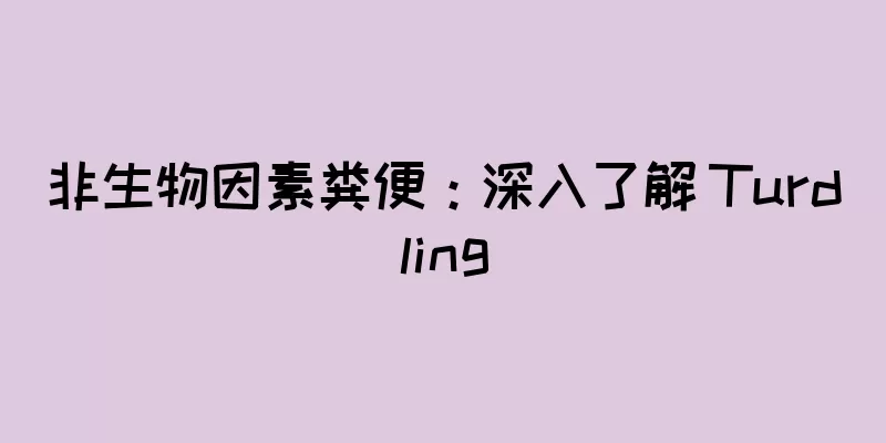 非生物因素粪便：深入了解 Turdling