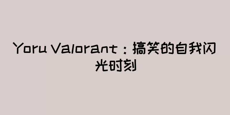 Yoru Valorant：搞笑的自我闪光时刻